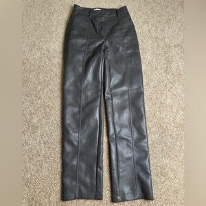 Aritzia Wilfred Rebel Leather Pants‎